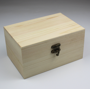 Boîte en bois de pin de haute qualité Style Art déco <span class=keywords><strong>caisse</strong></span> en bois <span class=keywords><strong>avec</strong></span> finition polie belle vaisselle Antique modèle décor à la maison - Product Image 1