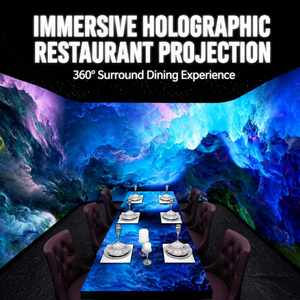 Système de projection holographique immersive 3D, projection multicanal, capteur de projection interactif - Product Image 2