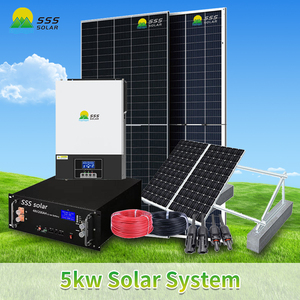 Sistema de Energía Solar Fuera de la Red SSS de 5000 Vatios, Batería de Litio en Gel de 5 KW, Sistema Solar Completo Fuera de la Red S-5000w-OFF - Product Image 5