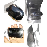 Autocollant de carrosserie de voiture de luxe en PVC 5D, noir mat, auto-adhésif, fonction de changement de couleur, épaisseur 1,8 mil, pour toit