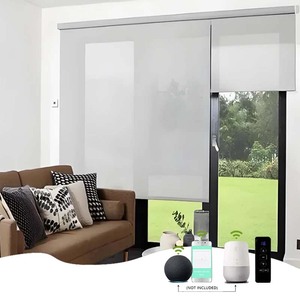 Cortina de doble rodillo motorizada, sala de estar persiana <span class=keywords><strong>para</strong></span>, apagón de día y noche, persiana enrollable de cebra <span class=keywords><strong>para</strong></span> ventana - Product Image 4