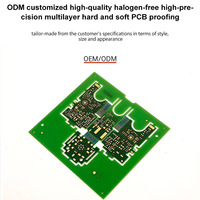 Barre lumineuse flexible multicouche, service clé en main d'assemblage PCBA SMT SMD OEM ODM, certifié ISO, marque QYX, faible MOQ 1