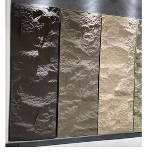 Carrelage en fausse pierre PU imperméable pour l'extérieur Panneau mural extérieur en pierre à surface solide Revêtement <span class=keywords><strong>flexible</strong></span> Pierre artificielle pour mur - Product Image 1