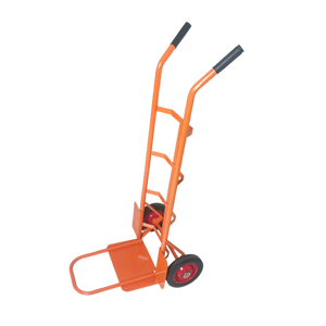 עגלת משא מתקפלת דו-גלגלית מפלדה תעשייתית, ניתנת לערום, עם כושר נשיאה של 200 ק\\\"ג, ניידת לקניות ואחסון - Product Image 1