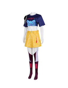 Disfraz de Cazador de Demonios Unisex para Niños y Niñas, Conjunto de Cosplay de Halloween, Uniforme de Actuación Escénica Rumi Mira Zoey con Peluca Negra y Roja - Product Image 4