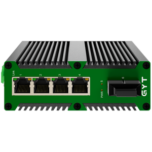 <span class=keywords><strong>Switch</strong></span> Ethernet <span class=keywords><strong>Industriale</strong></span> Gestito PoE Gigabit a 4 Porte con 1 FC, Montaggio su Guida DIN, DC12-52V, <span class=keywords><strong>Switch</strong></span> PoE da 3W - Product Image 2