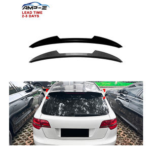 Aileron d'aile de toit arrière en plastique pour <span class=keywords><strong>Audi</strong></span> <span class=keywords><strong>A3</strong></span> <span class=keywords><strong>8P</strong></span> 2004-2013 Accessoires de voiture AMP-Z <span class=keywords><strong>A3</strong></span> 5 portes - Product Image 1