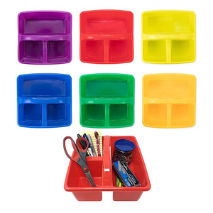 Hộp đựng đồ dùng học tập bằng nhựa nhiều màu sắc, tiện dụng, dùng để đựng đồ thủ công, vẽ tranh cho trẻ em, hộp đựng đồ để bàn - Product Image 2