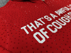 Sudadera con Capucha de Algodón 100% de Alta Calidad con Pedrería, Estilo Urbano, para Hombre, con Estampado 'THAT'S a AWFUL LOT of COUGH SYRUP' - Product Image 4