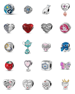 Venta al por mayor Fitpandoraer Colgante <span class=keywords><strong>de</strong></span> Plata 925 Bañado en <span class=keywords><strong>Oro</strong></span> con Zirconia en Forma <span class=keywords><strong>de</strong></span> Corazón, Cierre Eterno DIY 760088c01 791082 790930 - Product Image 2