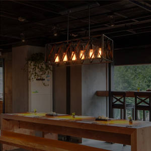 Casa della decorazione del salone negozio nuovo studio studio salone di bellezza vento industriale bar lampadario illuminazione <span class=keywords><strong>sala</strong></span> lampadario coperta - Product Image 3