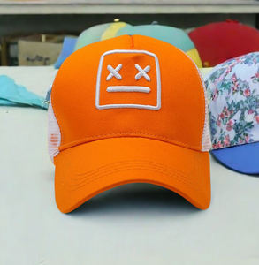 कस्टम हिप हॉप कैबी ड्राइवर ट्रक कैप बतख जीभ छाया औपचारिक डोबी स्ट्रीट मुस्कान कढ़ाई पैच बेसबॉल टोपी - Product Image 3