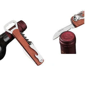 HXY Fashion Vente Chaude <span class=keywords><strong>Tire</strong></span>-<span class=keywords><strong>bouchon</strong></span> Robuste à <span class=keywords><strong>Lame</strong></span> et Manche en Bois de Haute Qualité, Personnalisable avec Logo, pour Mariages et Fêtes - Product Image 5