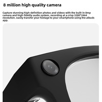 Nouvelles lunettes intelligentes MT5 ULTRA 8 millions de pixels avec étui de charge, double microphone, réduction du bruit, traduction IA et IA