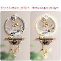 Moderne Dernière LED 3D Décoration Murale Art Mural Peinture Acrylique Lumière Paysage Nature Morte Peinture
