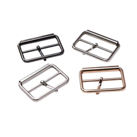 Ceinture métallique de 1 pouce pour boucle en alliage de zinc argenté et doré pour vêtements chaussures en cuir Handbags-25mm/50mm accessoires de manteau