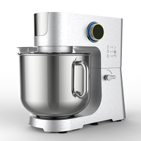 Batteur sur socle professionnel 12L 2000W, 8 vitesses, tête inclinable, en aluminium moulé sous pression, mélangeur planétaire commercial, appareil de cuisine