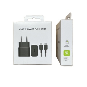 EPT2510 cargador rápido adaptador de viaje 25W <span class=keywords><strong>USB</strong></span> <span class=keywords><strong>C</strong></span> enchufe de pared cargador adaptador de base cable <span class=keywords><strong>USB</strong></span> para Samsung Galaxy S24 S23 Ultra Note 20 - Product Image 1