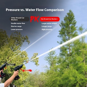 Máquina de Limpieza Eléctrica Inalámbrica, Pistola de Agua a Presión, Máquina de Lavado de Autos a Vapor, Acero Inoxidable, 8MPa de Presión, Lavado a Presión - Product Image 6