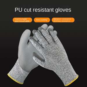 Zware Pu Gecoate Geïsoleerde Eco Werkhandschoenen Pu Winter Arbeidsbescherming Veiligheid Snijbestendige Handschoenen Gesneden 5 Voor Handbescherming - Product Image 3