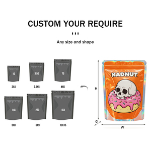 50g 100g 200g Beef Jerky <b>Pouches</b> Custom Printed Flat Mylar Bags with Zipper for Resealable Packaging Food Grade MOQ 500pcs - Product Image 4