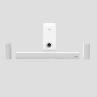 Barre de Son TV SE09 4.1 CH Surround avec Caisson de Basses Filaire pour Système Audio Domestique