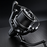 Moulinet de Pêche Surf Casting à Longue Portée NGK2 5+1 8000-14000, Résistance 20 KG, Ratio 6.2:1, Corps en Aluminium CNC