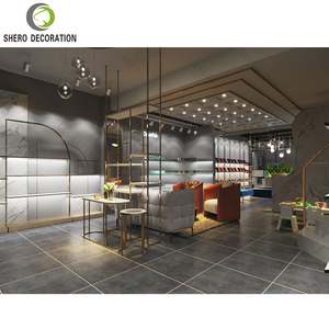 התאמה אישית נעלי ספורט אופנה חנות קיר התאמת גוף נעליים תצוגה ארון נעליים תצוגה - Product Image 4