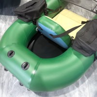 Bateau de pêche gonflable flottant, en PVC laminé 0,7 mm, tissu maillé léger, pour rivières, lacs, surf, plongée