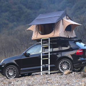 Tente de toit en toile imperméable pour 5 personnes, conçue par une usine professionnelle, pour le camping, quatre saisons, double couche, pour voitures et fourgonnettes - Product Image 3