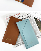 Promotion : Étui de protection multifonctionnel en cuir PU pour cartes d'identité et passeports, personnalisable avec logo, idéal pour les voyages