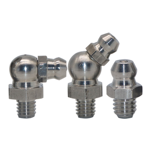 ZM M6x1 Metric <strong>Thread</strong> Straight Stainless Steel Grease <strong>Nipple</strong> 6MM Stainless Zerk Grease Fitting DIN71412 - Product Image 2