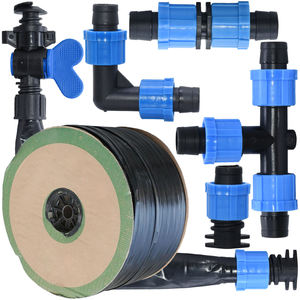 16mm 0.2mm Grosso 5/8 ''8mil Plástico <span class=keywords><strong>Greenhouse</strong></span> Garden Connector 20cm Emitter Dripper Espaçamento para Irrigação por Gotejamento OEM/ODM Marca - Product Image 1