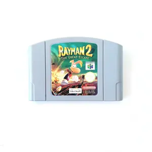 PAL EUR Rayman 2-The Great Escape N64 Tarjeta de cartucho de juego para consola Nintendo 64