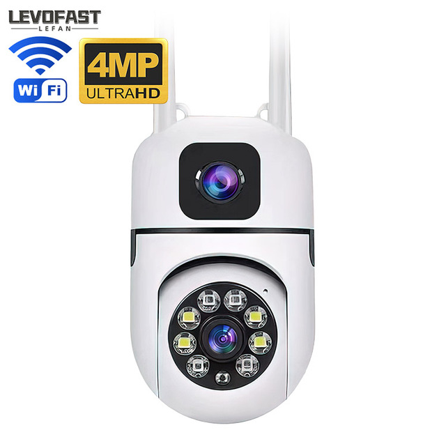 10X Wifi IP Network Camera Dual Lens System Ptz Motion Tracking Security 10X Zoom CCTV Home Camera
