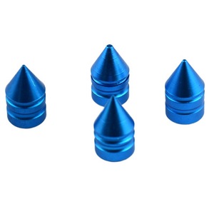 Tapas de válvula cónicas de aleación de aluminio para neumáticos sin cámara de automóviles y motocicletas, con boca americana, de acero inoxidable, coloridas - Product Image 3