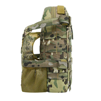Sac à dos tactique SIVI Professional 500D en nylon avec porte-casque pliable, sac d'hydratation modulaire pour l'entraînement en plein air