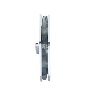 Charnières en verre carrées en cuivre à fixation murale pour porte de douche de salle de bain, design minimaliste durable - Product Image 1