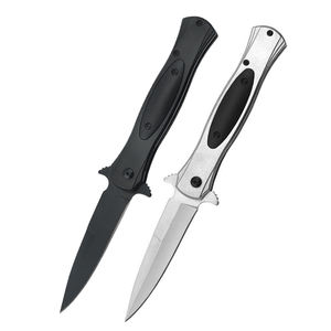 Couteau pliant MEIJI de qualité industrielle, très vendu, OEM personnalisé, acier 440C, manche en acier inoxydable, outil EDC, survie en plein air, camping - Product Image 1