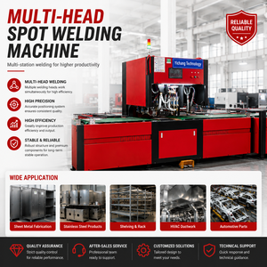 Máquina de soldadura por puntos multicabezal Yichang Technology 380V para fabricación de chapa metálica y archivadores - Product Image 1