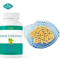 Supplément Nutrifirst à base de plantes Capsules d'extrait de calendula de châtaignier d'Inde