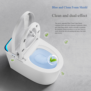 Inodoro Inteligente Automático con Bidé, Control Remoto, Asiento con Calefacción y Doble Descarga - WC Moderno de Cerámica Inteligente para Baño - Product Image 5