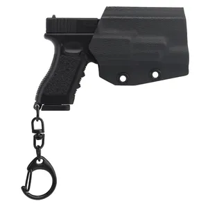 G17 تصميم جديد لعبة بلاستيكية صغيرة مسدس حرفي نموذج سلسلة المفاتيح اللعب