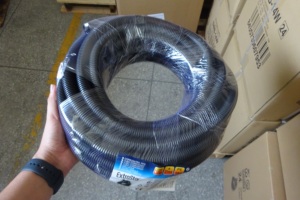 Tubería de PVC corrugado PE negro de 21mm 10m con conducto y accesorios - Product Image 3