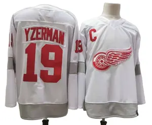 19 Yzerman 13 Datsyuk 71 Larkin 9 howe 40 Zetterberg wholesale high quality sublimation Men's ice Hockey Jerseys uniform
