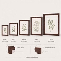 Cadre photo en bois pour table, plusieurs tailles disponibles : 4*6, 5*7, 8*10, 11*14, 12*16 pouces, disponible en lot, avec passe-partout, cadre photo en bois grainé
