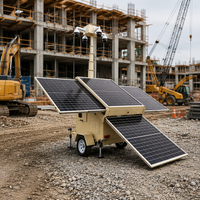 Nouvelle Tour de Sécurité Solaire 2026 ou Tour d'Éclairage sur Remorque