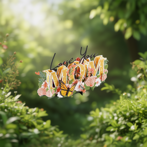 Tarjeta de Felicitación para Mamá con Diseño Floral y Mariposa, Mensaje de Te Amo Mamá, Papel Ecológico de Alta Calidad - Product Image 3