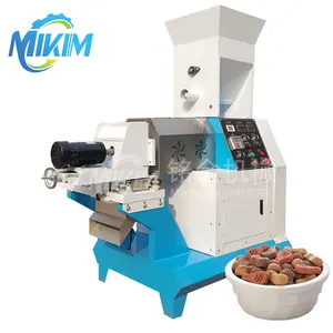 Máquina para hacer alimentos de bagre de uso comercial, máquina extrusora de pellets de alimentación de peces flotantes, molino