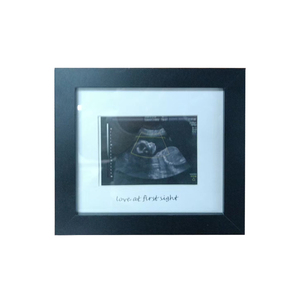 Marco de fotos de ultrasonido personalizado al por mayor regalo recién nacido marco de fotos de sonograma de bebé recuerdo material MDF decoración del hogar ecológica - Product Image 2